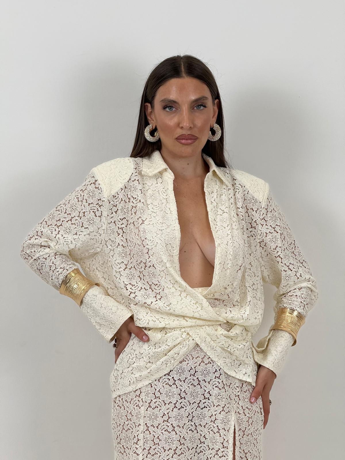 Abito GIULIA - ABITO LUNGO IN PIZZO COLLEZIONE CHIC