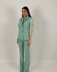 Tailleur MOIRA - Tailleur sartoriale giacca con frange e pantalone