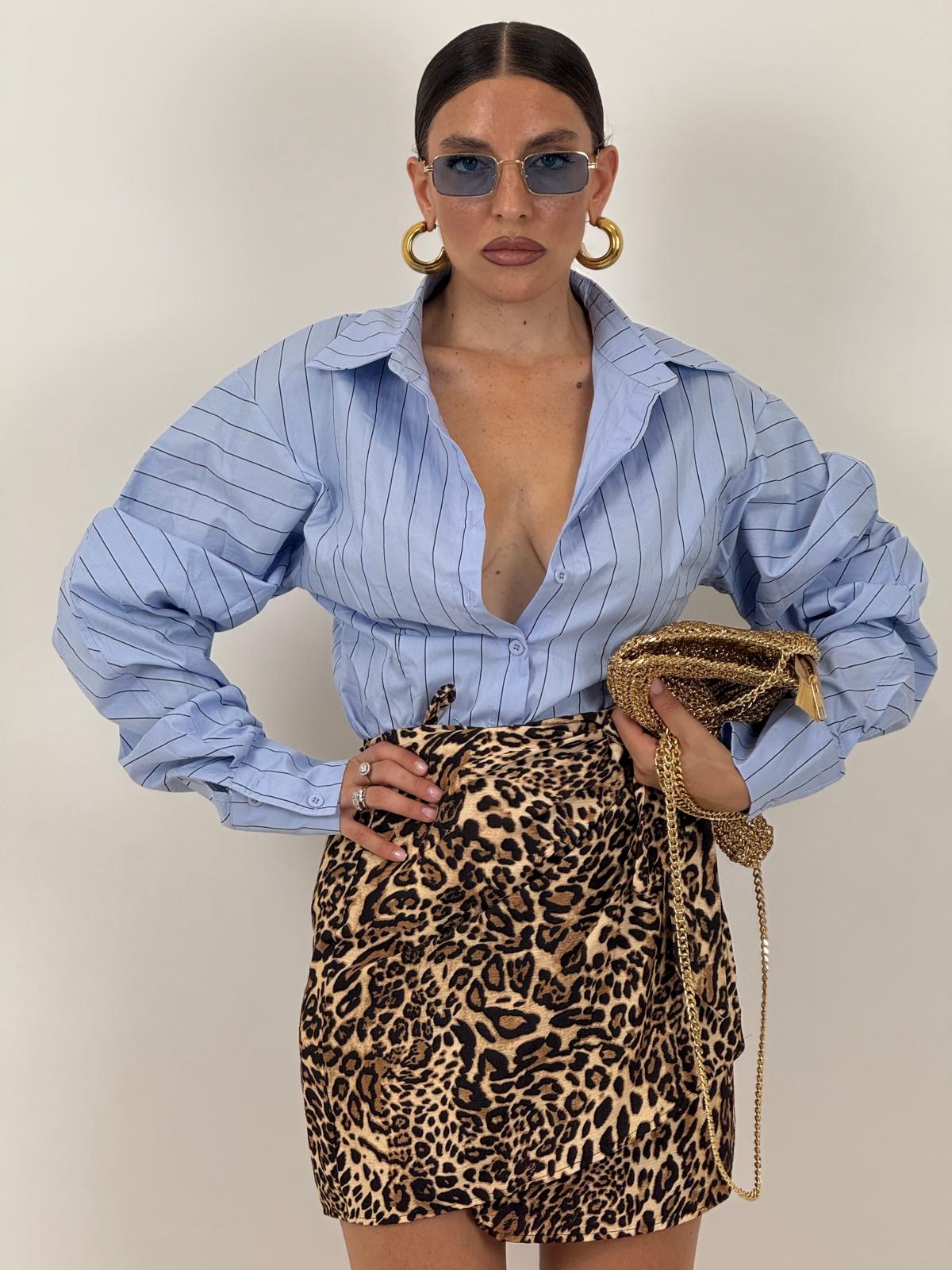 Camicia CELESTE A righe