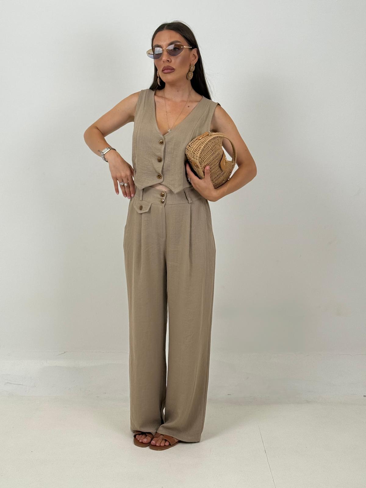 Cordset ALIZEE - Completo gilet e pantalone