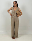 Cordset ALIZEE - Completo gilet e pantalone