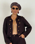 Cordset AUSILIA - Completo giacca con bottoni dorati e pantalone
