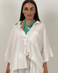 Cordset JOSEPHINE - Completo camicia e pantalone 55%lino e 45%cotone