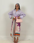 Pareo PURPLE multifunzionale