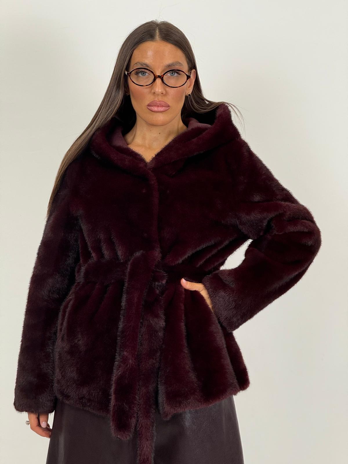 Pelliccia SISSY - Eco pelliccia modello accappatoio