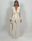 Tailleur KIBRIT - Tailleur sartoriale con maniche velate