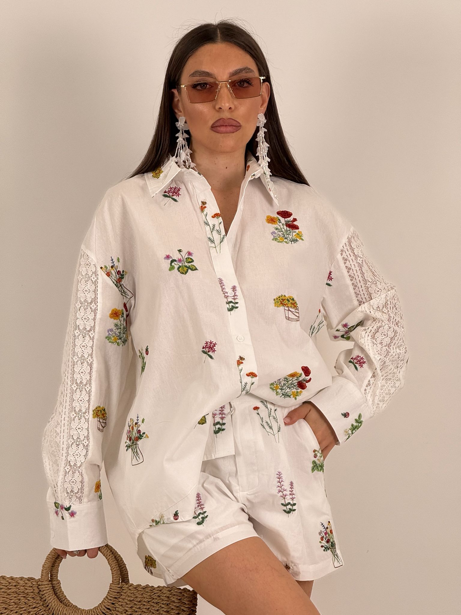 Cordset NAHIA - Completo camicia e pantaloncino