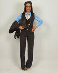 Tailleur BEVERLY - tailleur sartoriale tre pezzi gessato