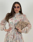 Abito LILIANA - Abito lungo a fantasia - COLLEZIONE CHIC