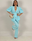 Tailleur FABRY - completo giacca con cintura e pantalone