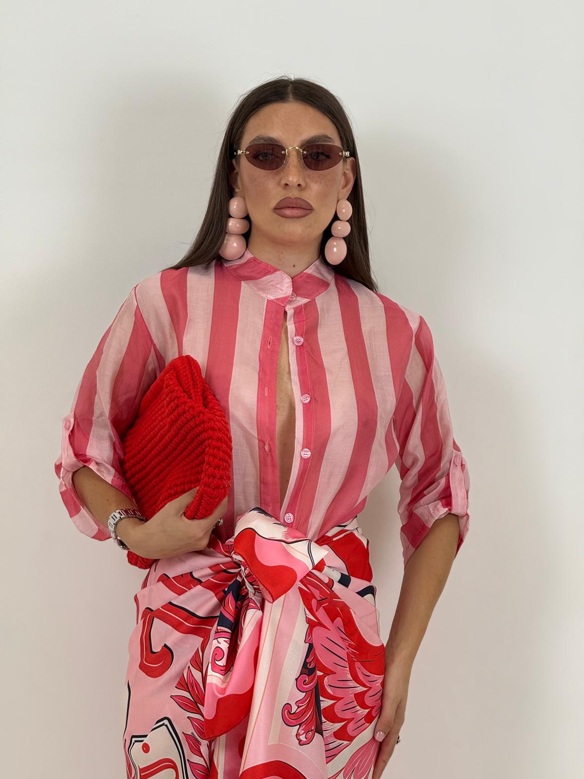 Camicia a righe ROSA&amp;CORALLO