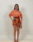 Gonna pareo JUNGLE ARANCIO