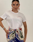 T-shirt in cotone PAREO & GOOD VIBES