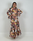 Abito FLORINDA - Abito lungo a fantasia - COLLEZIONE CHIC