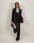 Tailleur BEVERLY - tailleur sartoriale tre pezzi gessato