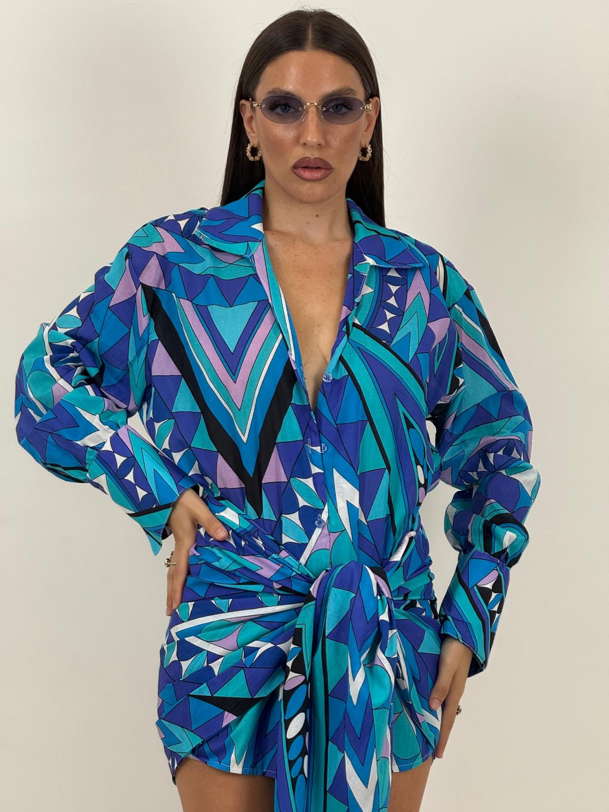 Cordset DELFINA - Completo camicia e gonna pareo