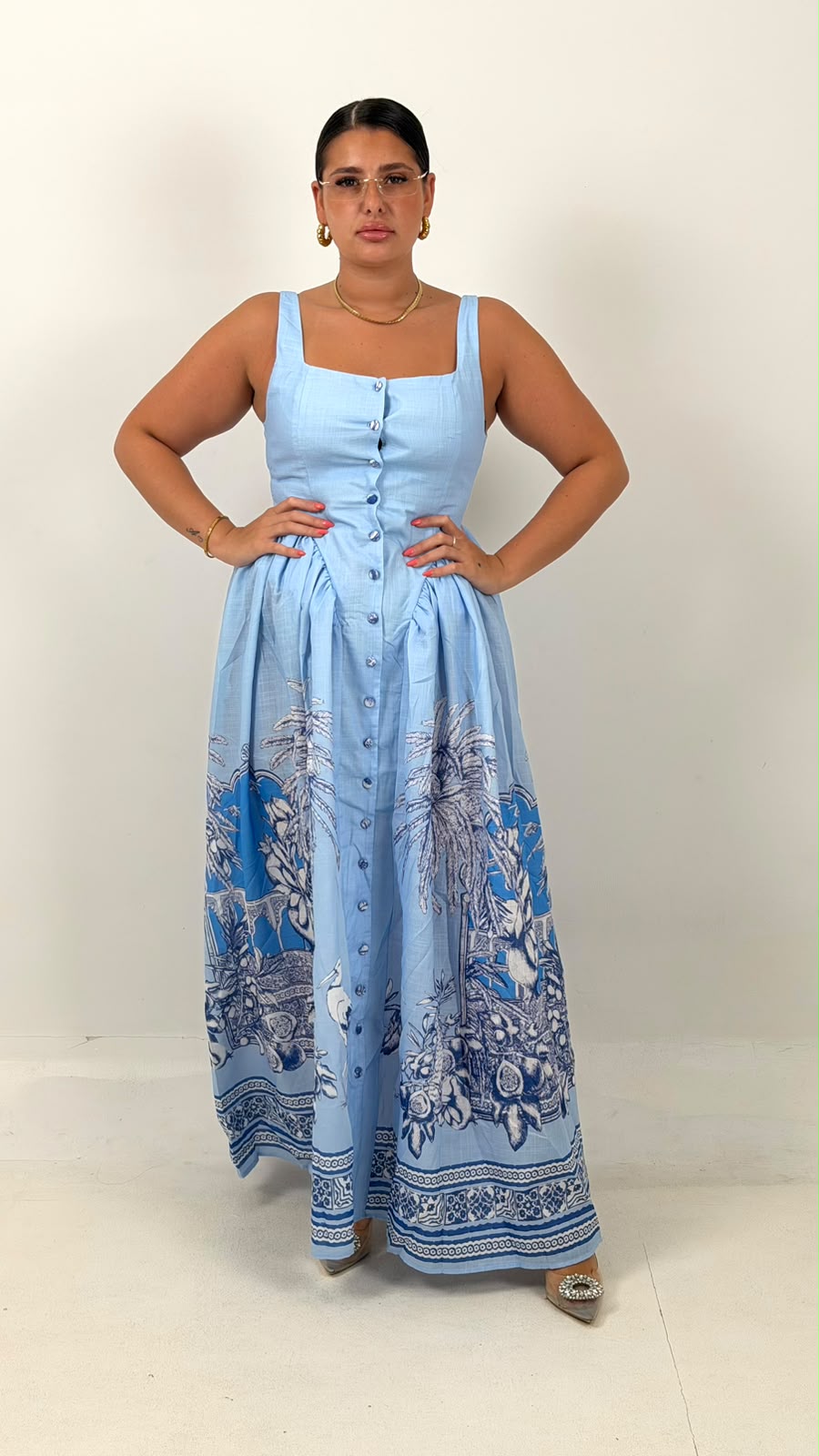CURVY Abito SULTAN - Abito lungo COLLEZIONE CHIC