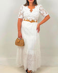 CURVY Top in pizzo NINA