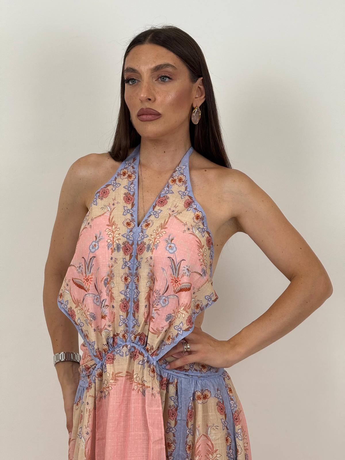 Abito MELODY - Abito lungo con schiena nuda - COLLEZIONE CHIC