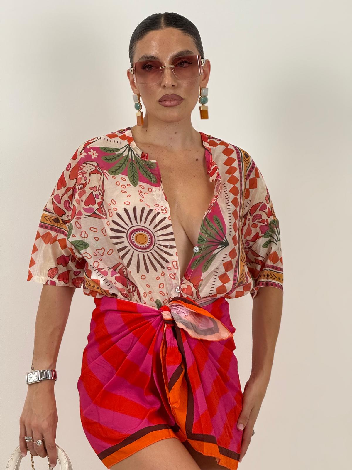 Cordset SALINA - Completo camicia e gonna pareo