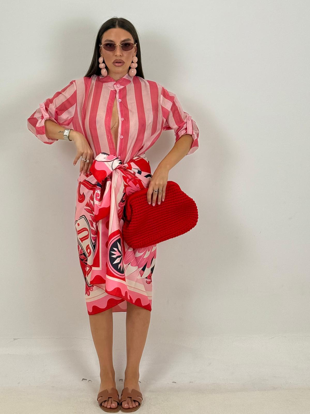 Camicia a righe ROSA&amp;CORALLO