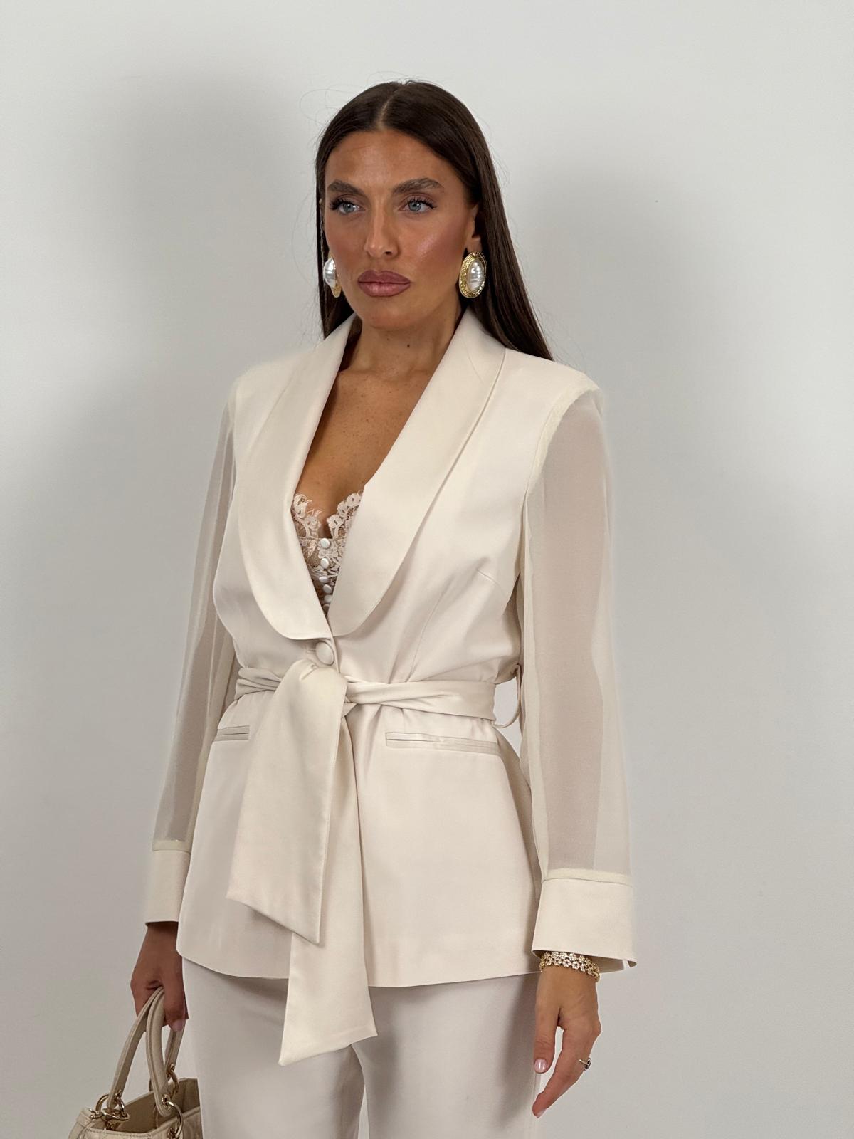 Tailleur KIBRIT - Tailleur sartoriale con maniche velate