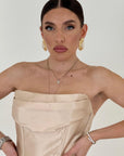 Abito SHILA - Abito lungo effetto seta - COLLEZIONE CHIC