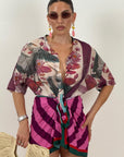 Cordset ONDA SELVAGGIA - Completo camicia e gonna pareo