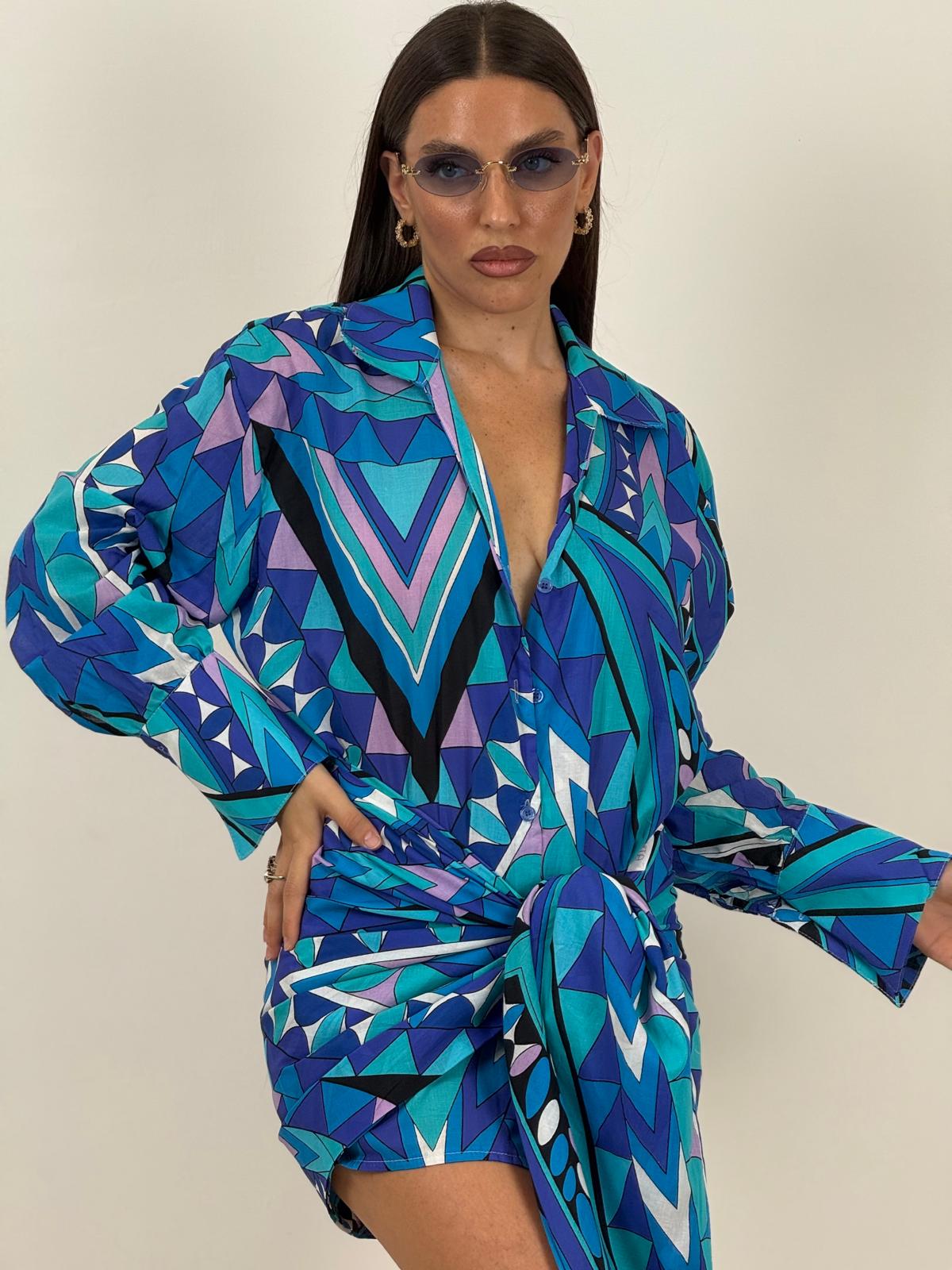 Cordset DELFINA - Completo camicia e gonna pareo