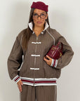Cordset Sweta - Completo giacca con zip e pantalone