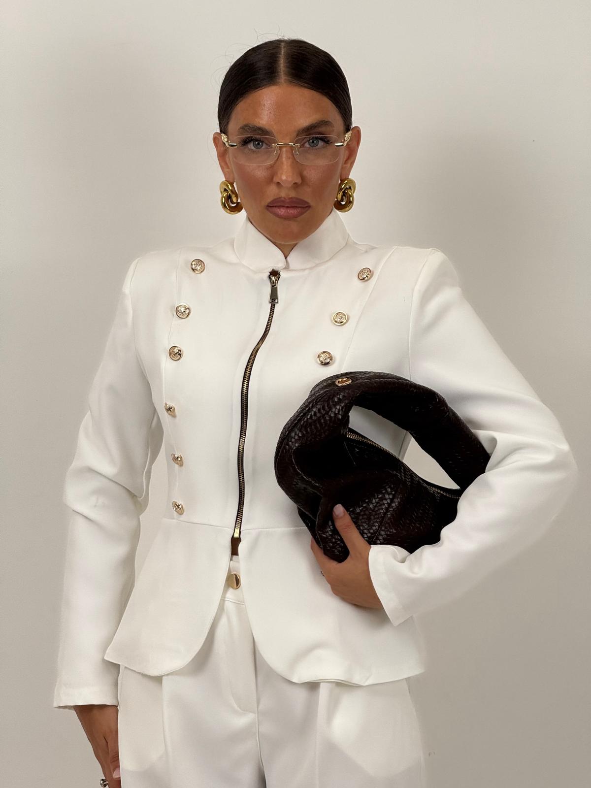 Tailleur CORONA 👑 - Completo giacca con collo coreano e pantalone