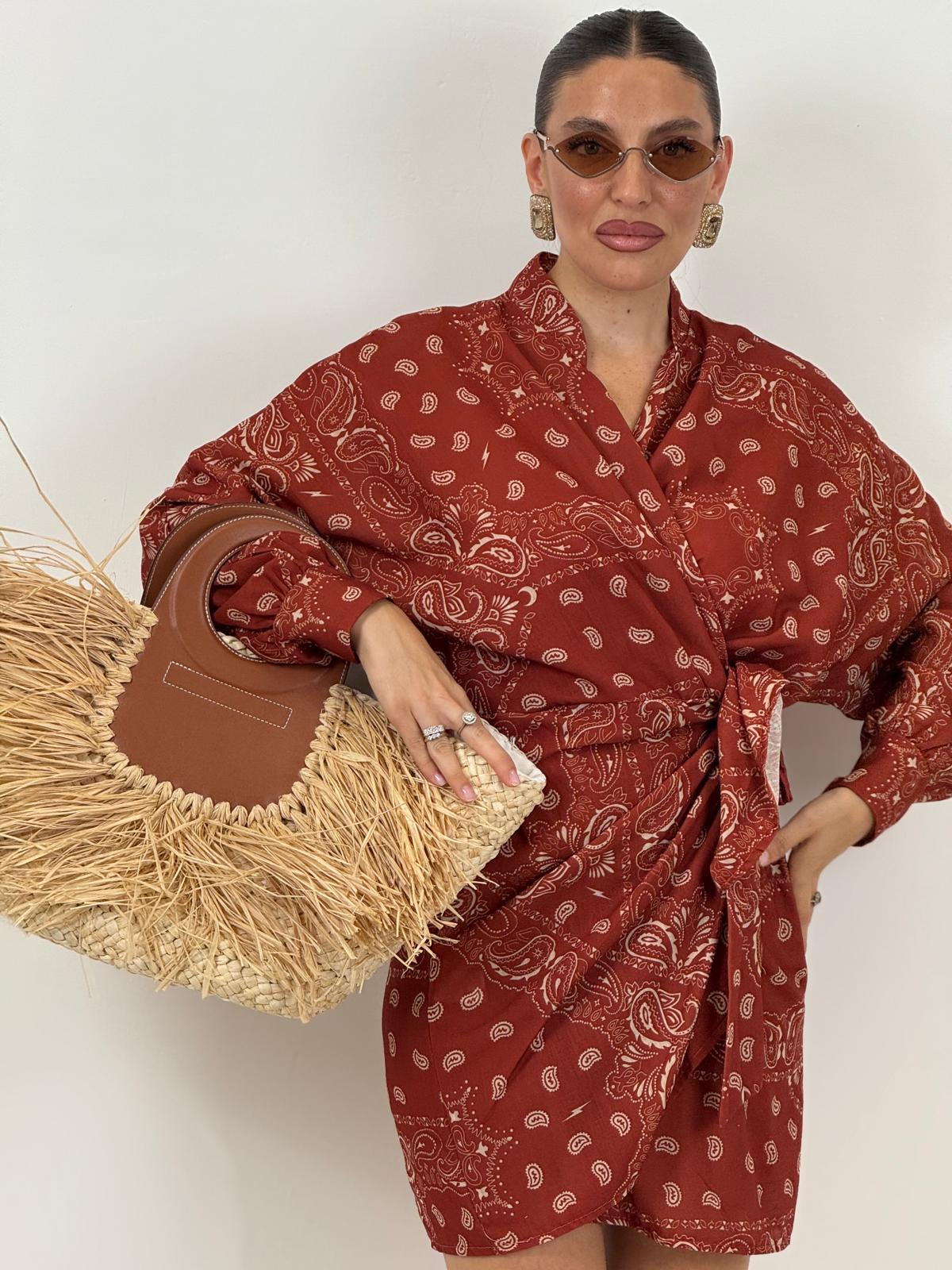 Abito SABRINA - Abito kimono corto