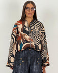Maglia GULBIN a fantasia con zip