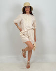 Cordset ILENIA - Completo blusa e pantaloncino COLLEZIONE CHIC