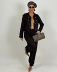 Cordset AUSILIA - Completo giacca con bottoni dorati e pantalone