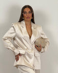 Tailleur TRECY - Completo giacca e pantalone effetto raso
