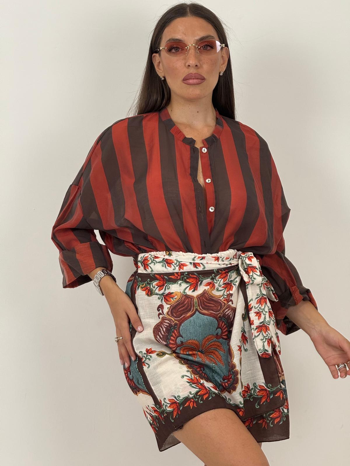 Camicia KARFU a righe