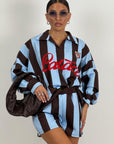 Cordset CARLOS a righe con pantaloncino