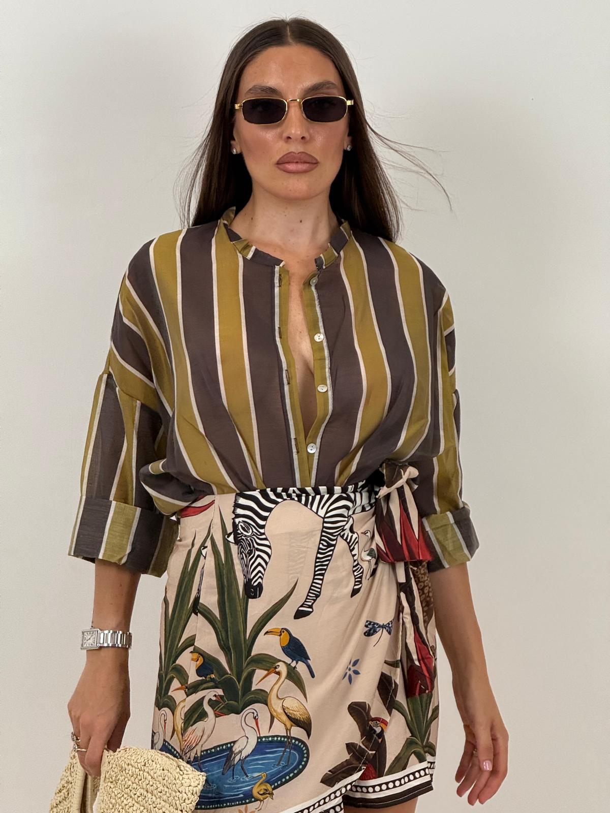 Camicia tricolore GREEN