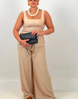 CURVY Cordset HURI - Completo top e pantalone