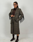 Tailleur CORNELIA - Completo bermuda e giacca con frange