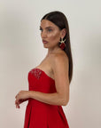 Abito SAMU - ABITO LUNGO SCOLLO A CUORE