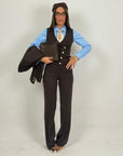 Tailleur BEVERLY - tailleur sartoriale tre pezzi gessato
