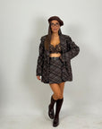 Cordset LEYRE - completo giacca e gonna corta