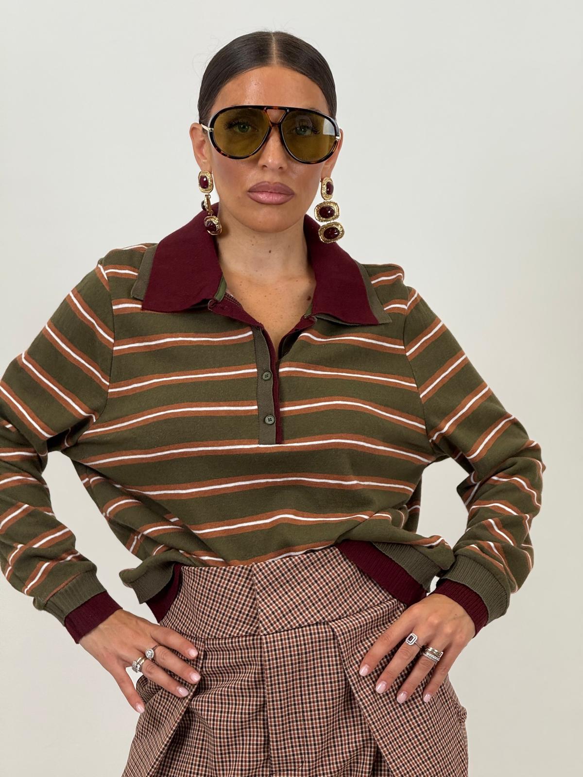Maglia COZZA - Maglietta a righe