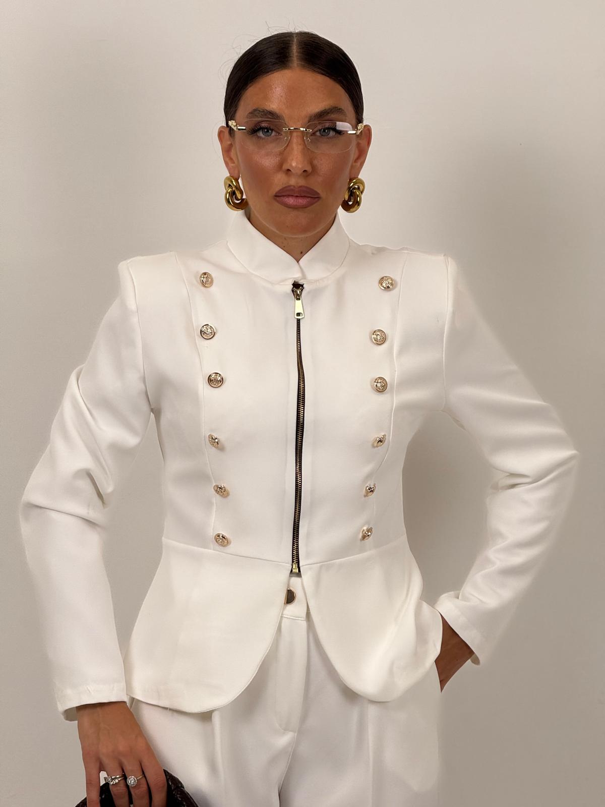 Tailleur CORONA 👑 - Completo giacca con collo coreano e pantalone