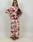 Cordset EKIN - Completo blusa e pantalone a fantasia