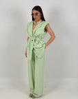 SALDO Tailleur DALILA - Completo gilet con cintura e pantalone