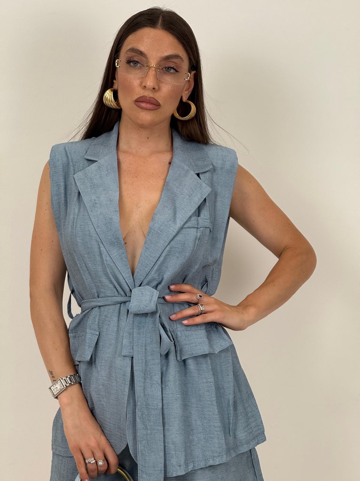 Tailleur CORINNA - Completo gilet e bermuda