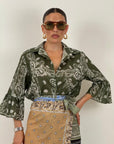 Camicia a fantasia TROPICAL